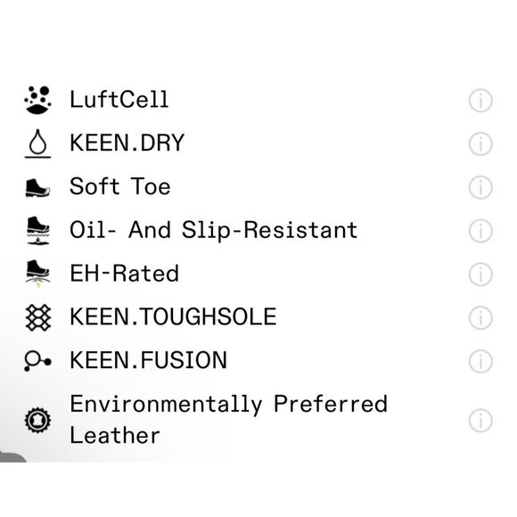 Keen Fort Wayne 6" Waterproof Utility Boots Men’s Size 13D Brown Leather - Picture 12 of 12